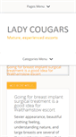 Mobile Screenshot of lady-cougar.com
